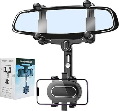 Rotatable Rearview Mirror Phone Holder
