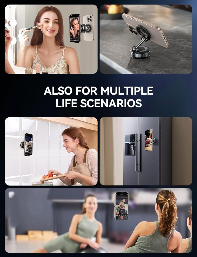 Vacuum Magnetic Phone Holder Mobile Stand Mobile Accessories